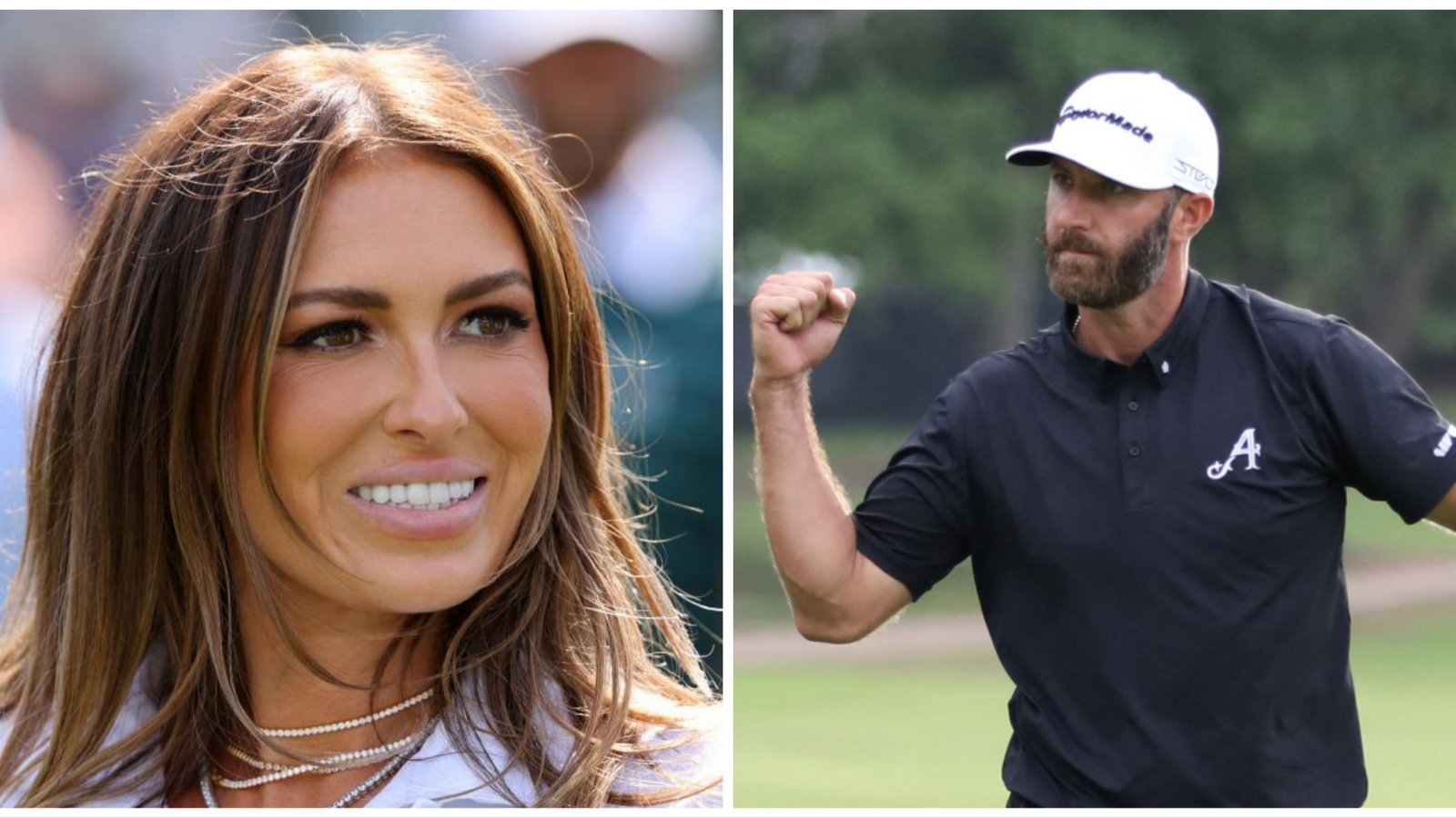 LIV Golf WAG Paulina Gretzky gets a late night golf lesson from Dustin Johnson